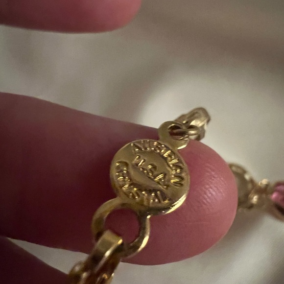 Austrian USA Crystal (stamped)🌹👍❤️necklace 🤗🌹. - Picture 6 of 6